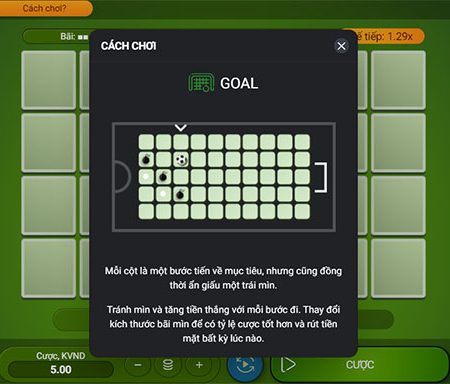 Hướng dẫn cách chơi game siêu tốc Goal tại nhà cái Fun88